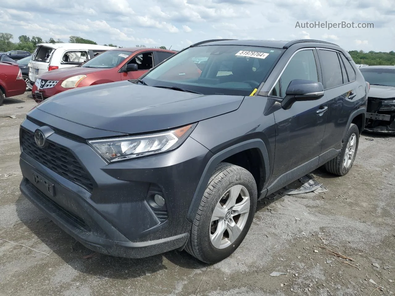 2019 Toyota Rav4 Xle Charcoal vin: 2T3P1RFV4KC010811