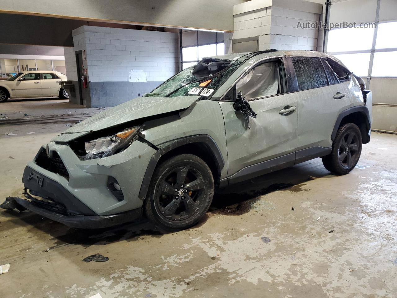 2019 Toyota Rav4 Xle Gray vin: 2T3P1RFV4KC021369