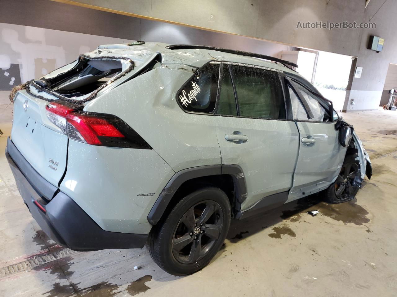 2019 Toyota Rav4 Xle Gray vin: 2T3P1RFV4KC021369