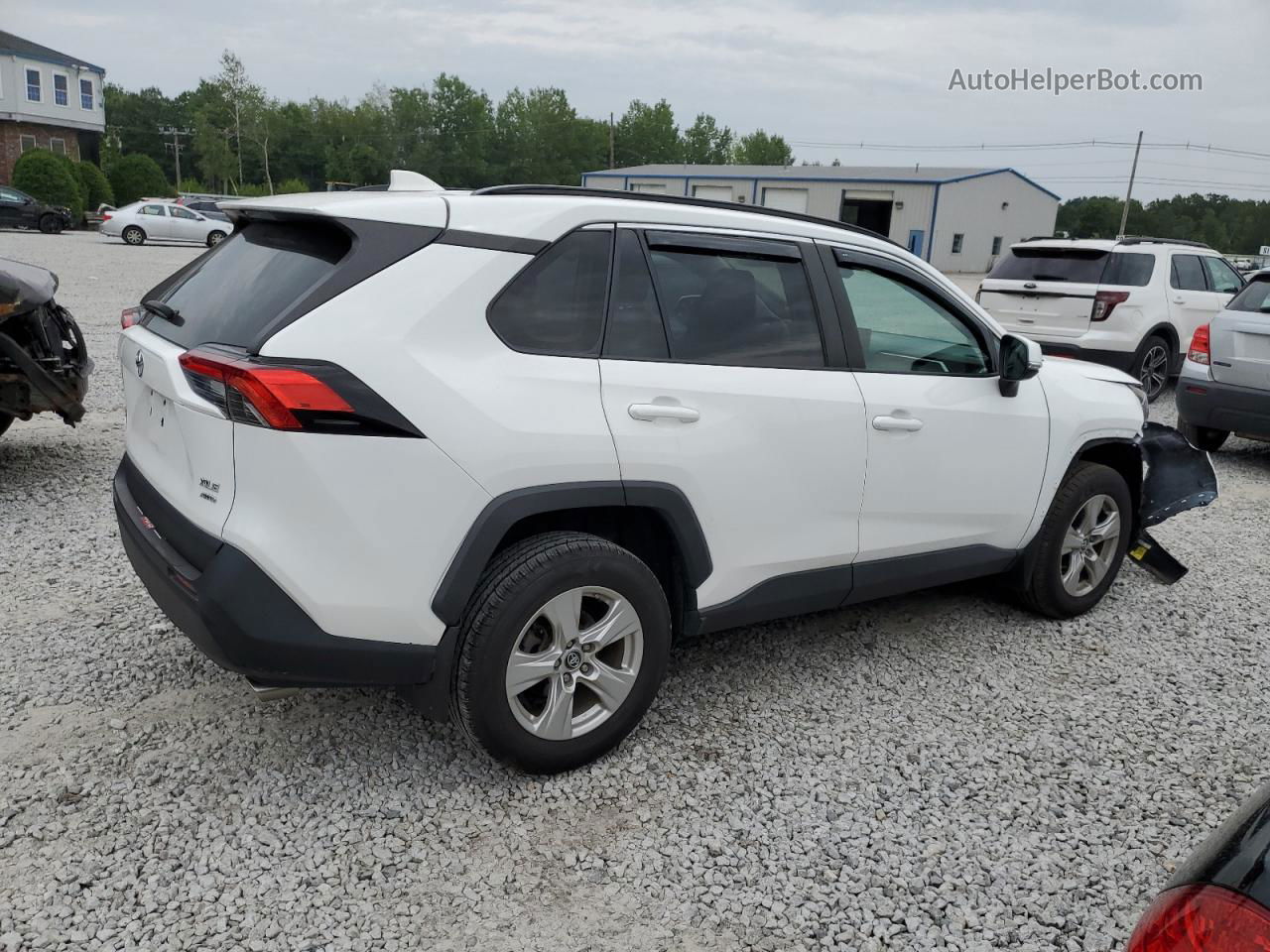 2019 Toyota Rav4 Xle White vin: 2T3P1RFV4KC038172