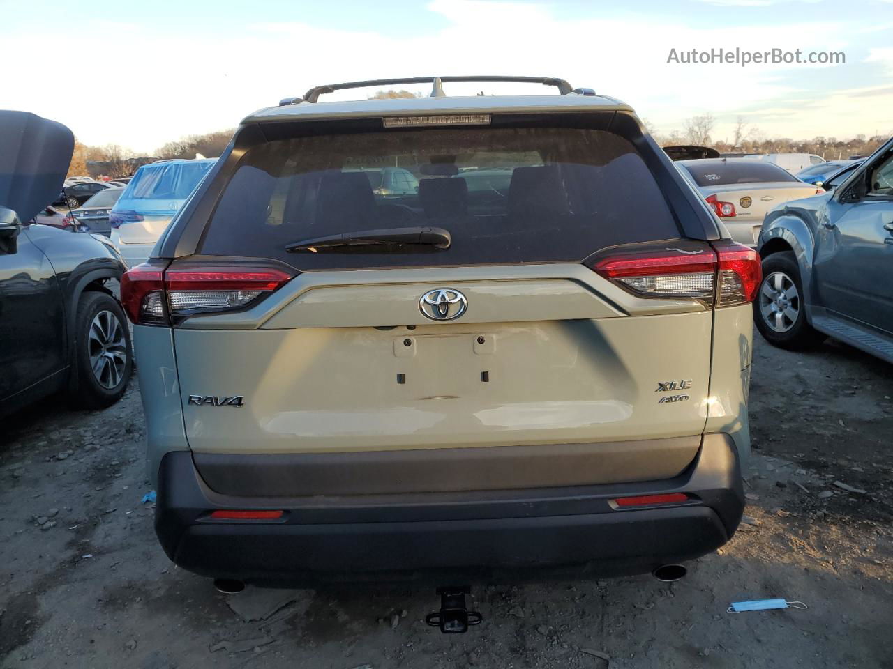 2019 Toyota Rav4 Xle Gray vin: 2T3P1RFV5KW040558