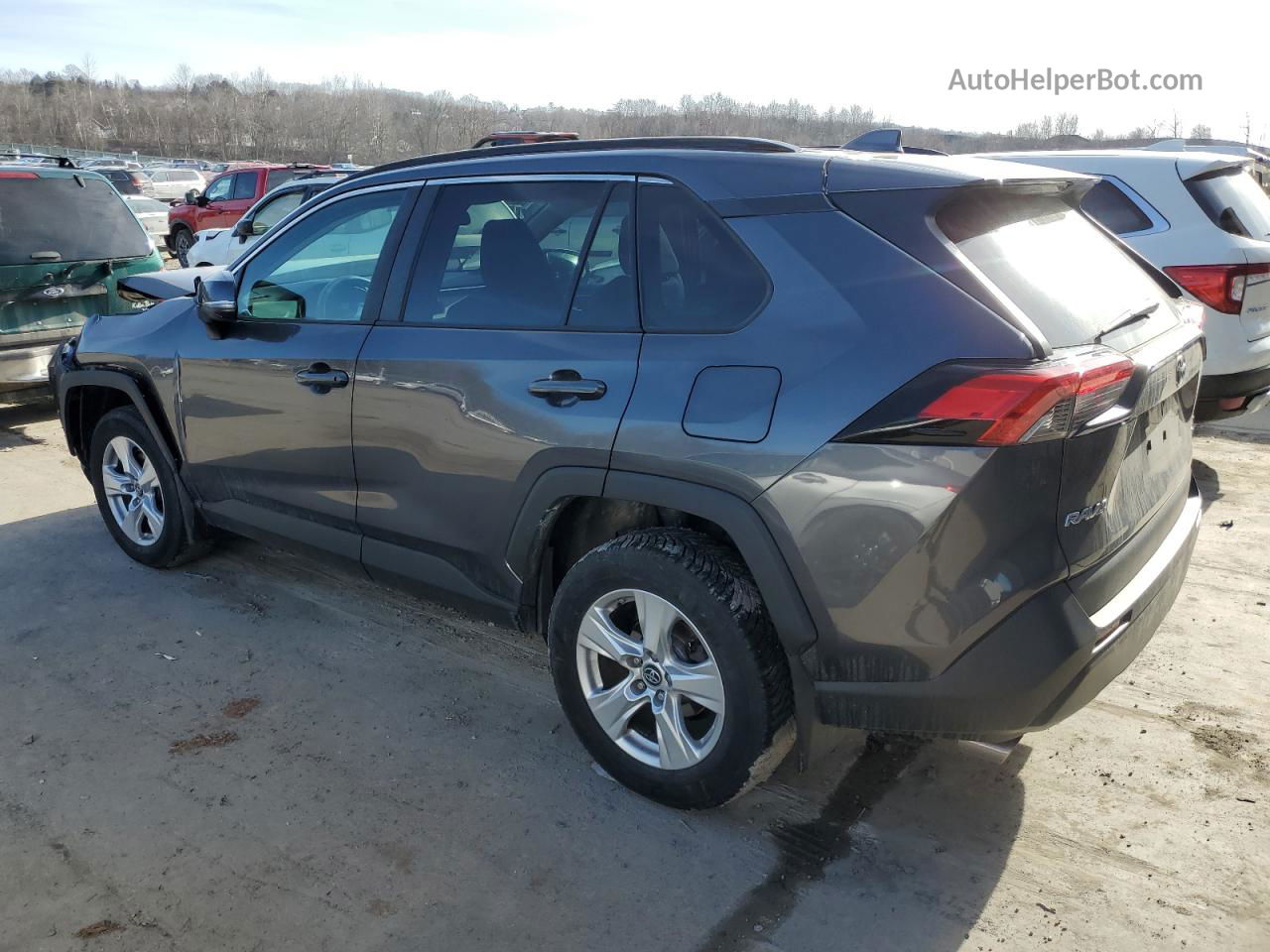 2019 Toyota Rav4 Xle Gray vin: 2T3P1RFV5KW069929