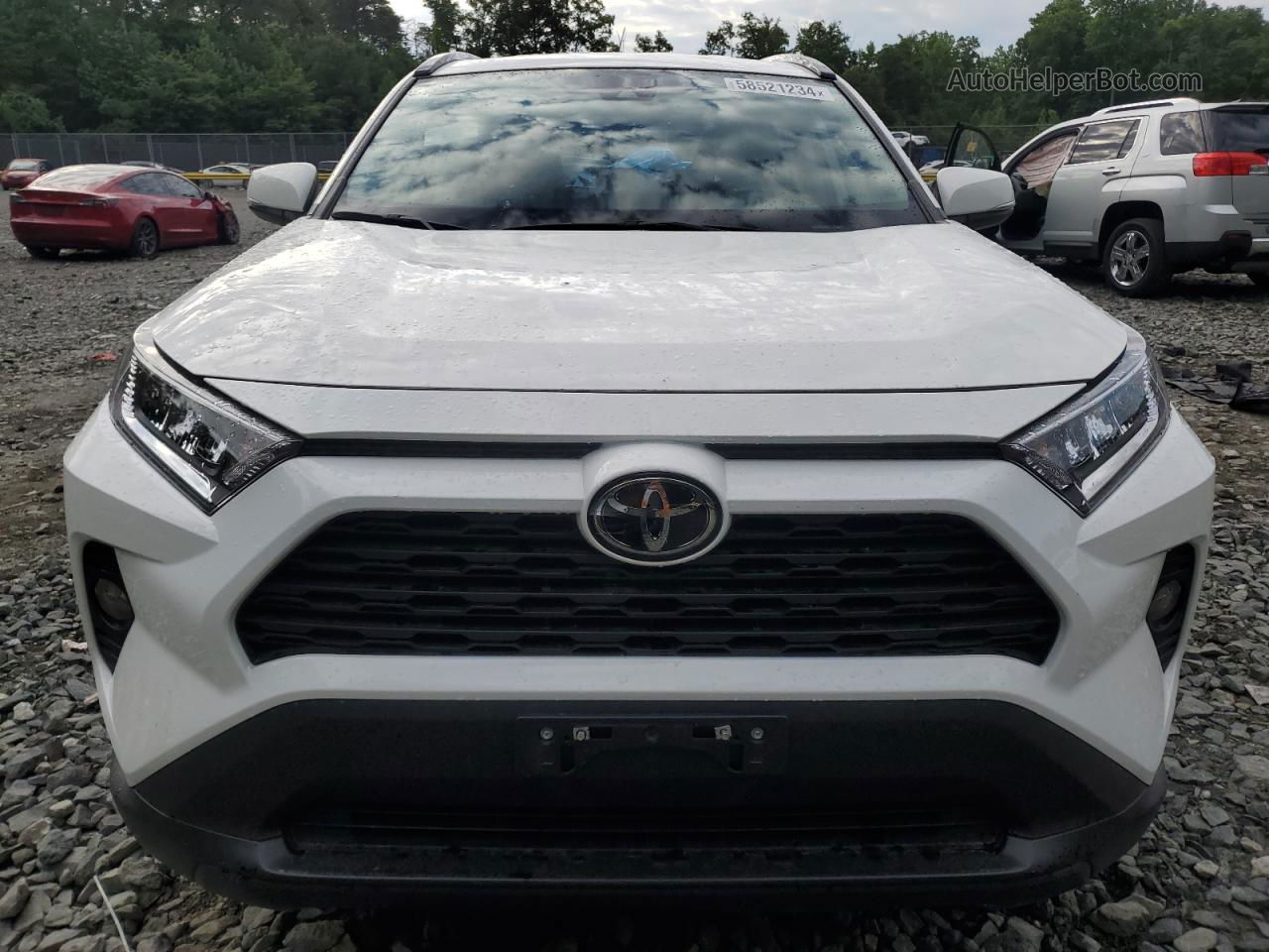 2021 Toyota Rav4 Xle White vin: 2T3P1RFV5MC209353