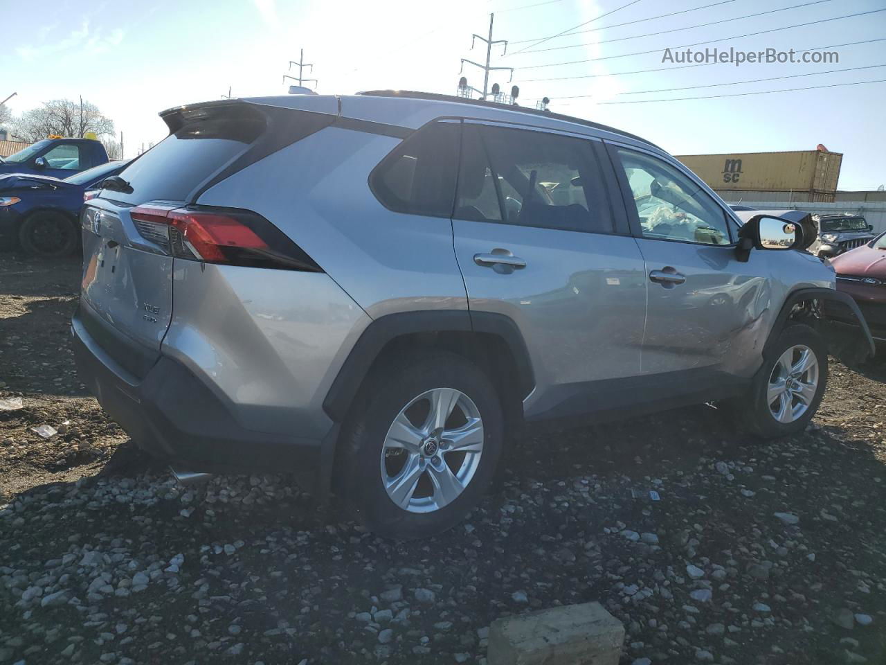 2021 Toyota Rav4 Xle Серебряный vin: 2T3P1RFV6MC237792