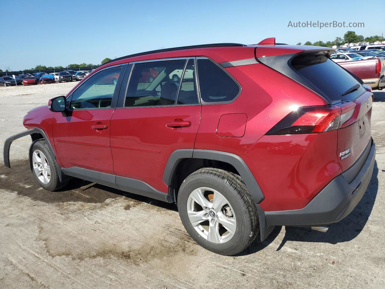 2021 Toyota Rav4 Xle Burgundy vin: 2T3P1RFV6MW163238