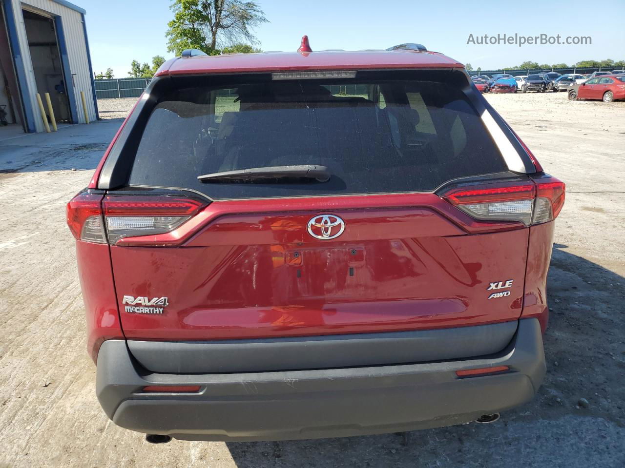 2021 Toyota Rav4 Xle Burgundy vin: 2T3P1RFV6MW163238