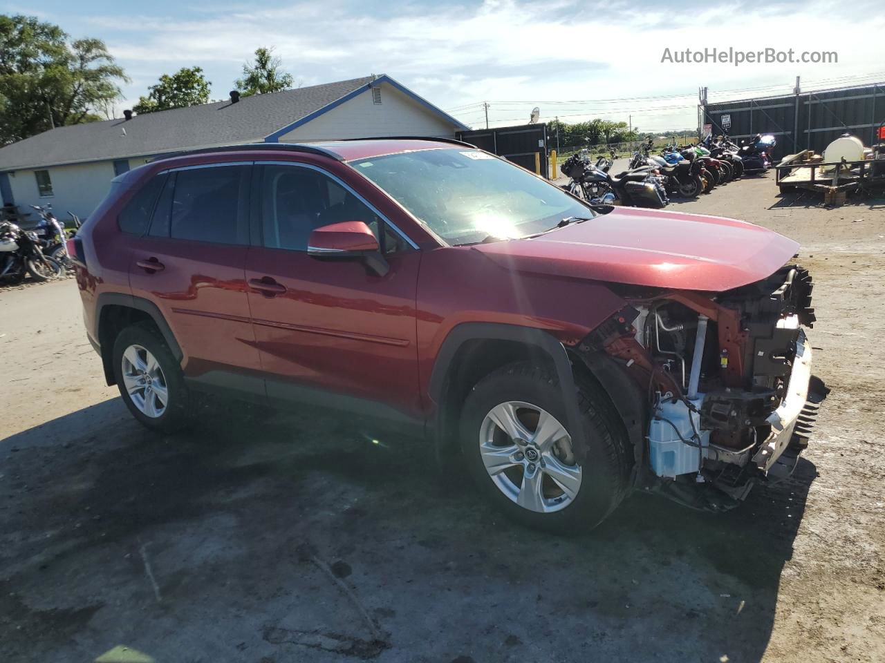 2021 Toyota Rav4 Xle Burgundy vin: 2T3P1RFV6MW163238