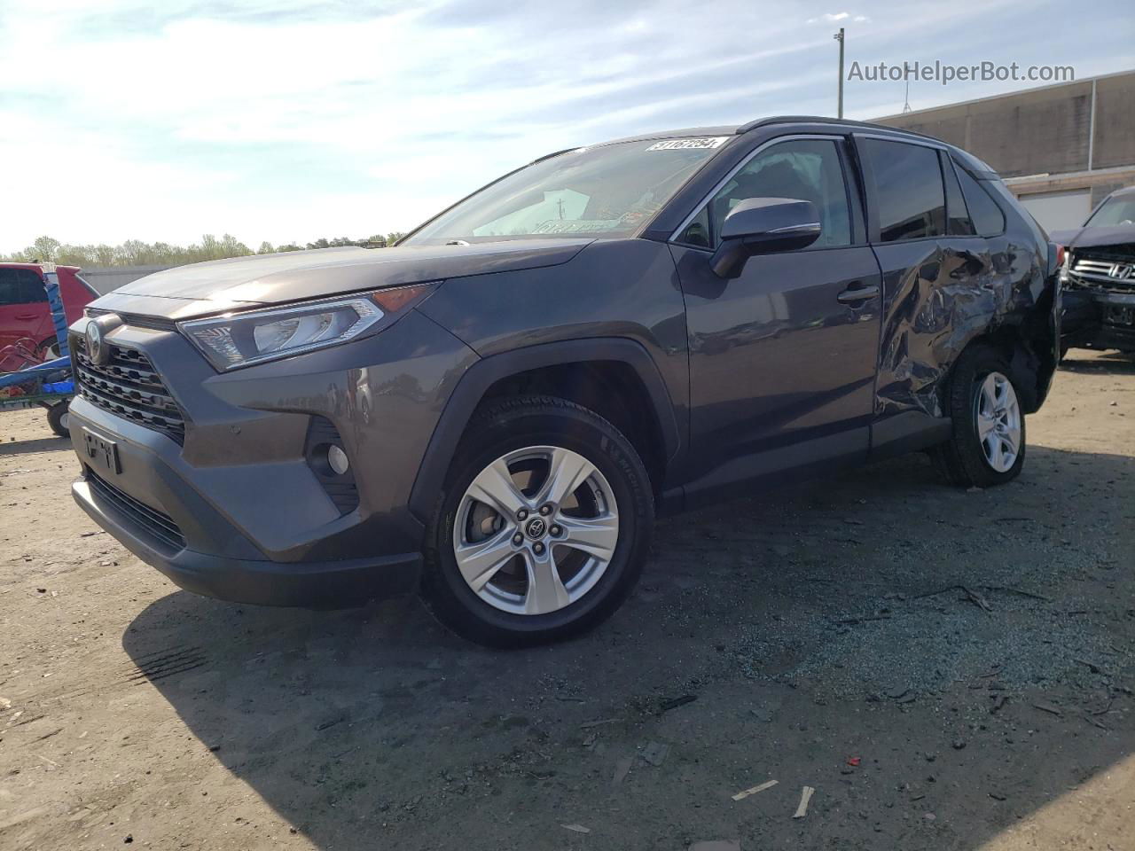 2019 Toyota Rav4 Xle Gray vin: 2T3P1RFV7KW001292