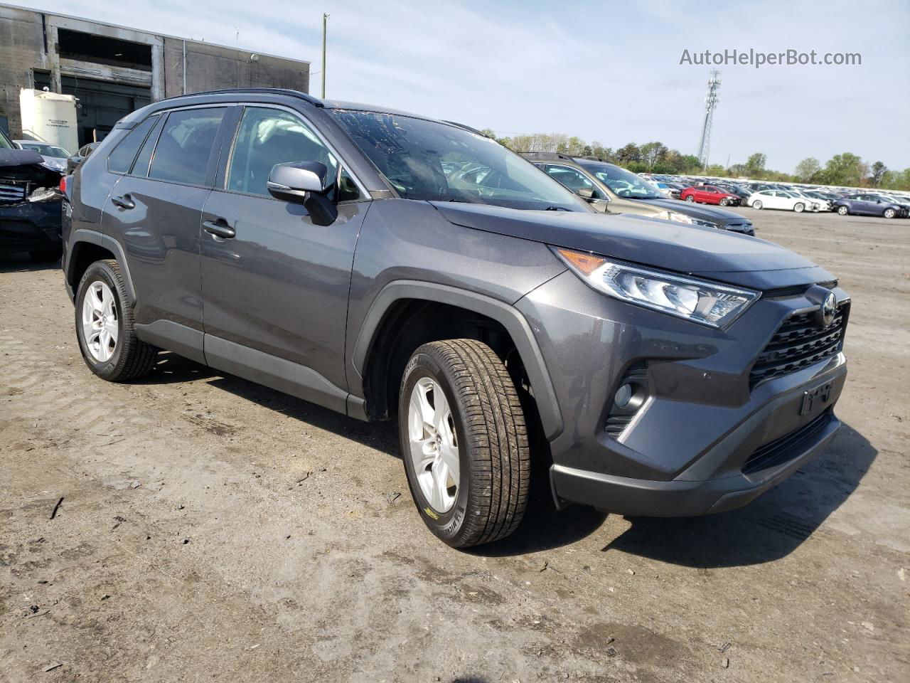 2019 Toyota Rav4 Xle Серый vin: 2T3P1RFV7KW001292