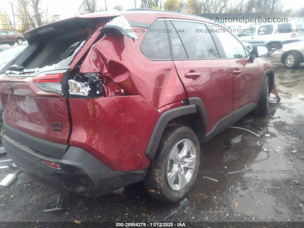 2020 Toyota Rav4 Xle Maroon vin: 2T3P1RFV7LW122471