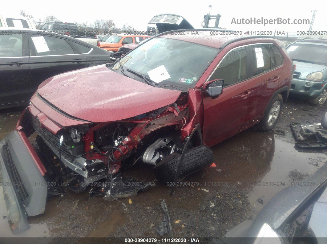 2020 Toyota Rav4 Xle Maroon vin: 2T3P1RFV7LW122471