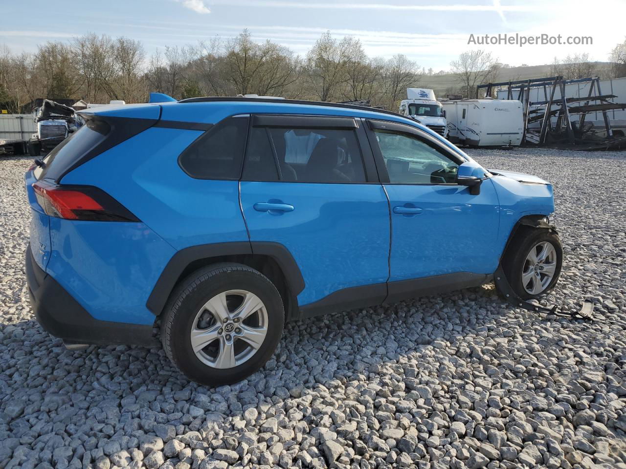 2021 Toyota Rav4 Xle Blue vin: 2T3P1RFV7MW155648