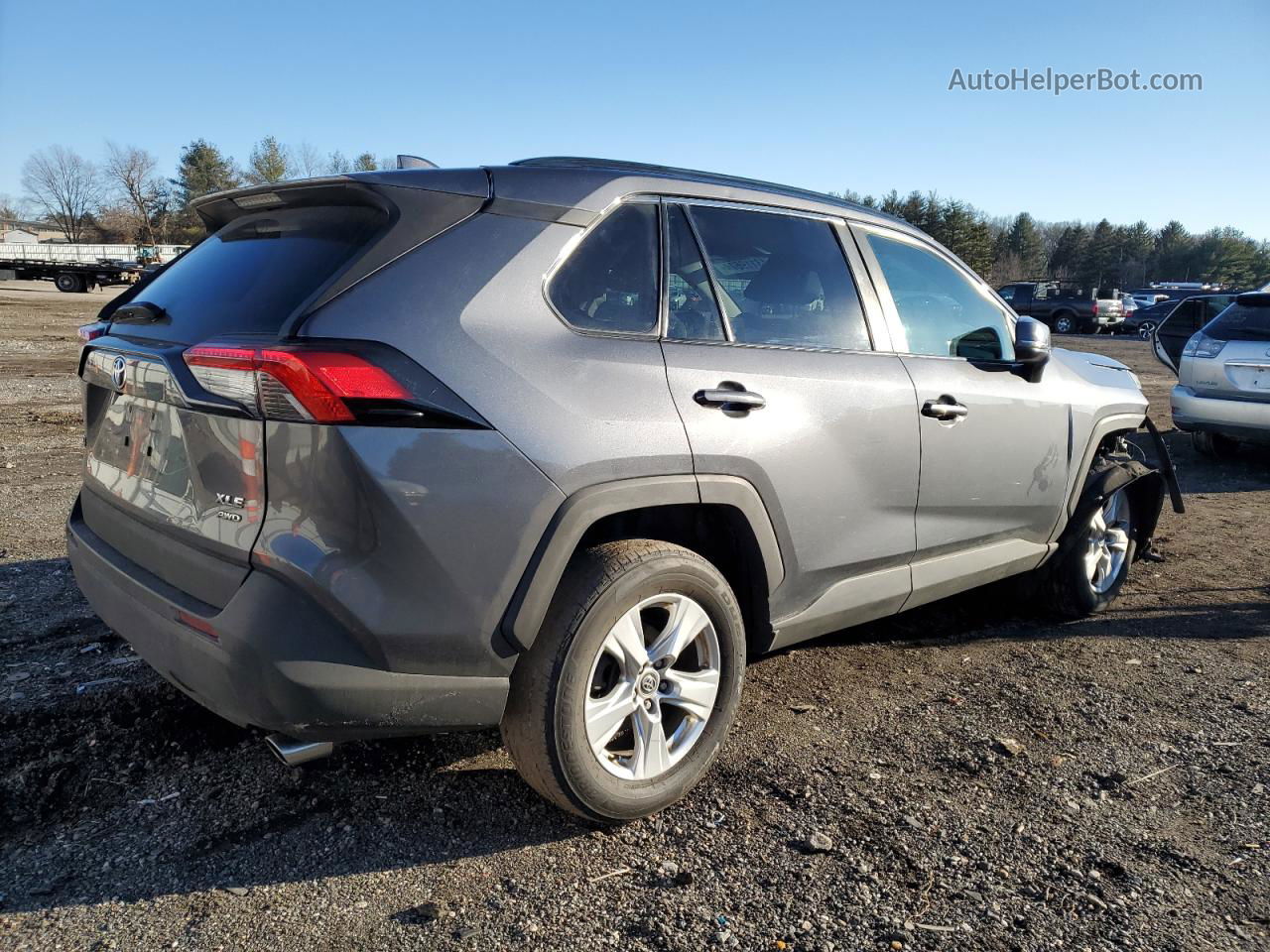 2021 Toyota Rav4 Xle Gray vin: 2T3P1RFV8MW156470