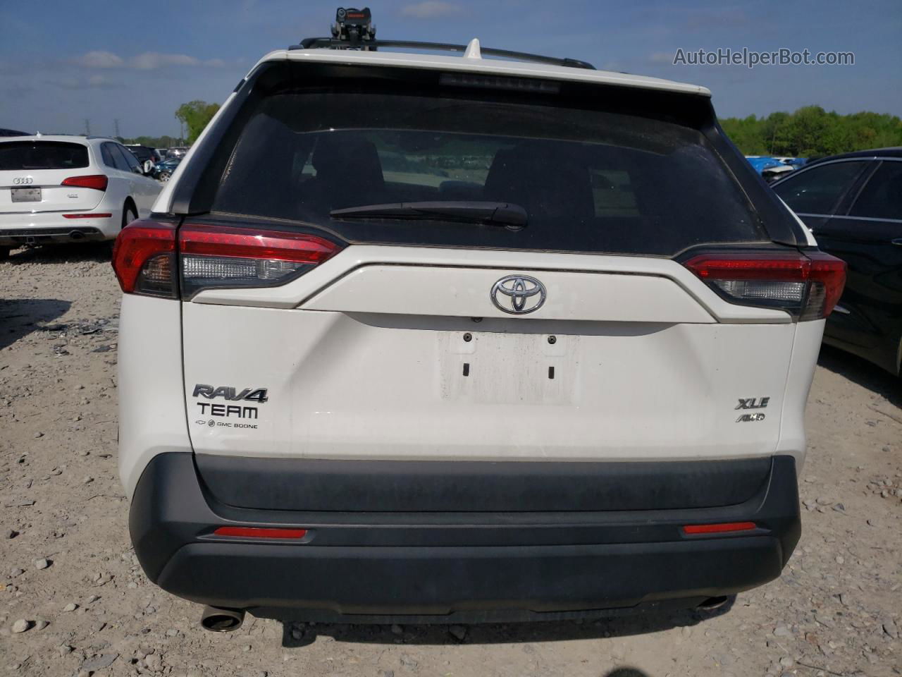 2019 Toyota Rav4 Xle White vin: 2T3P1RFV9KW007935