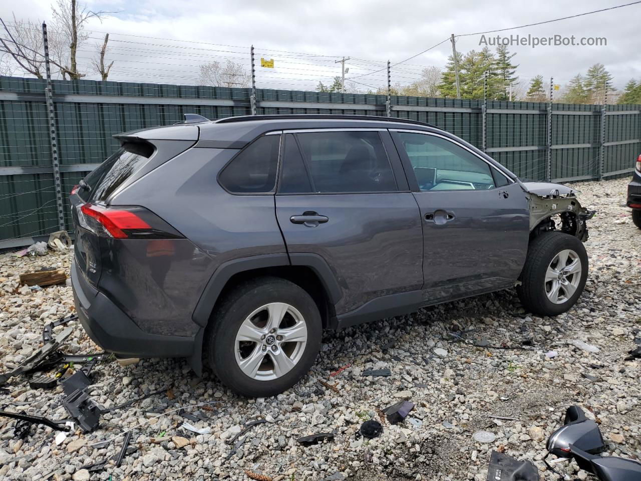 2019 Toyota Rav4 Xle Gray vin: 2T3P1RFV9KW058397