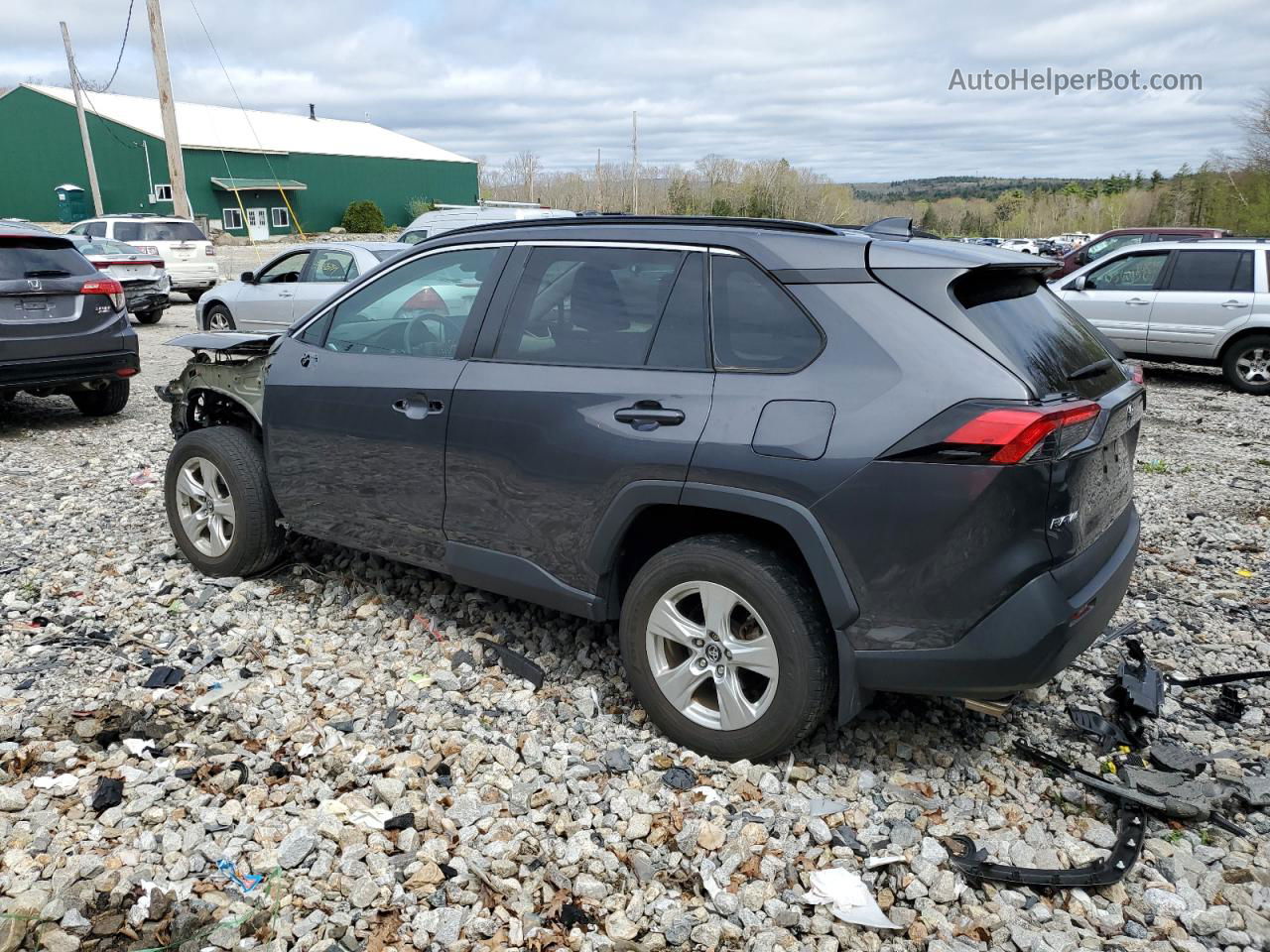 2019 Toyota Rav4 Xle Gray vin: 2T3P1RFV9KW058397