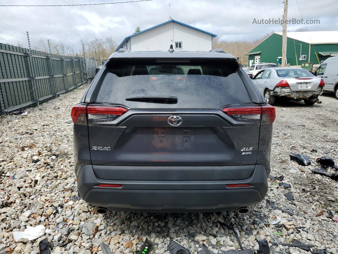 2019 Toyota Rav4 Xle Gray vin: 2T3P1RFV9KW058397