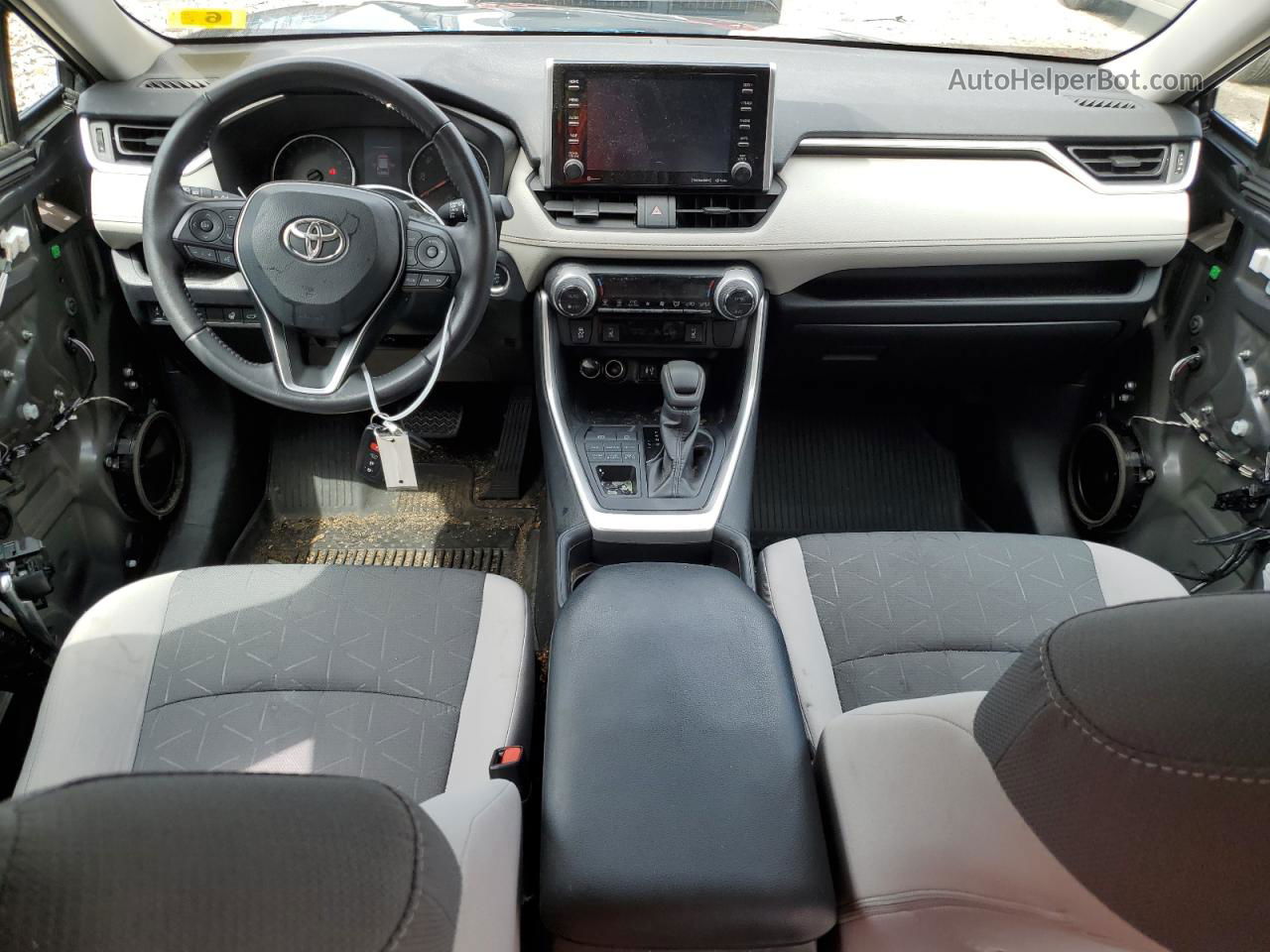 2019 Toyota Rav4 Xle Gray vin: 2T3P1RFV9KW058397