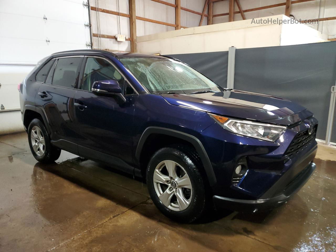 2021 Toyota Rav4 Xle Синий vin: 2T3P1RFV9MW162133