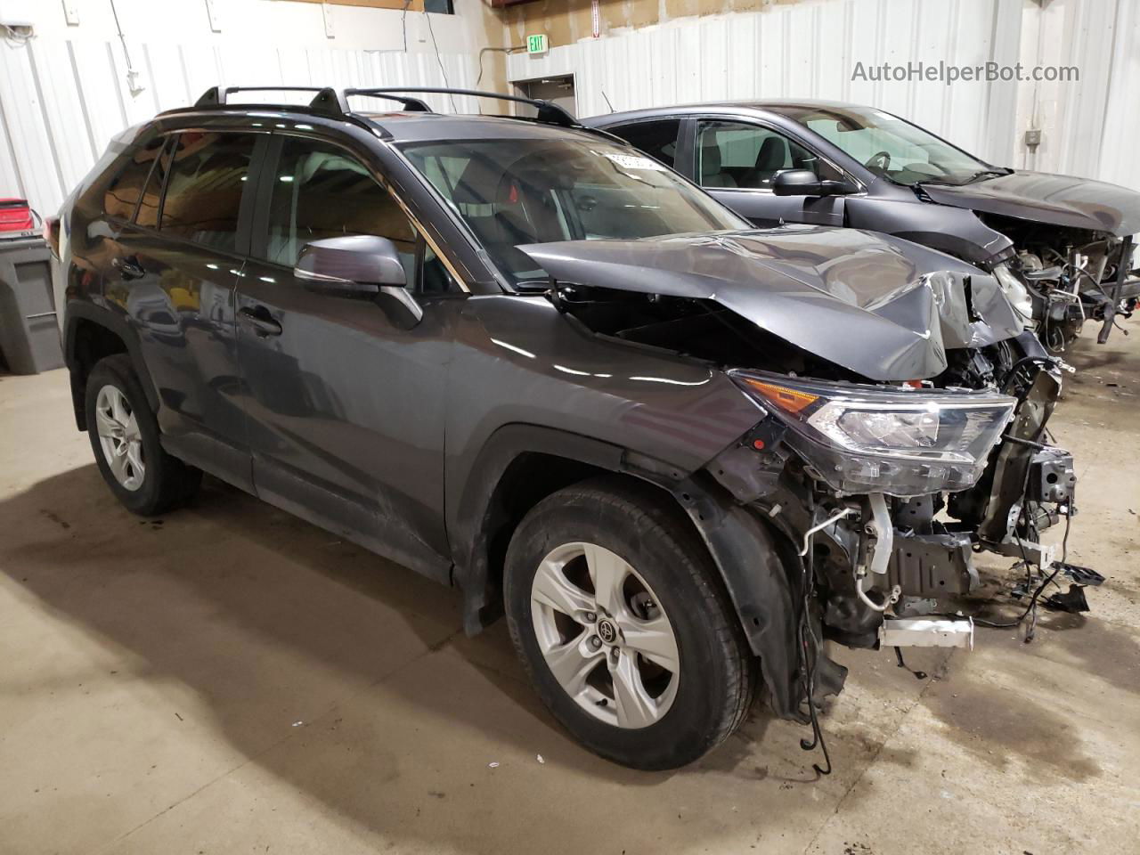 2021 Toyota Rav4 Xle Gray vin: 2T3P1RFVXMW222307