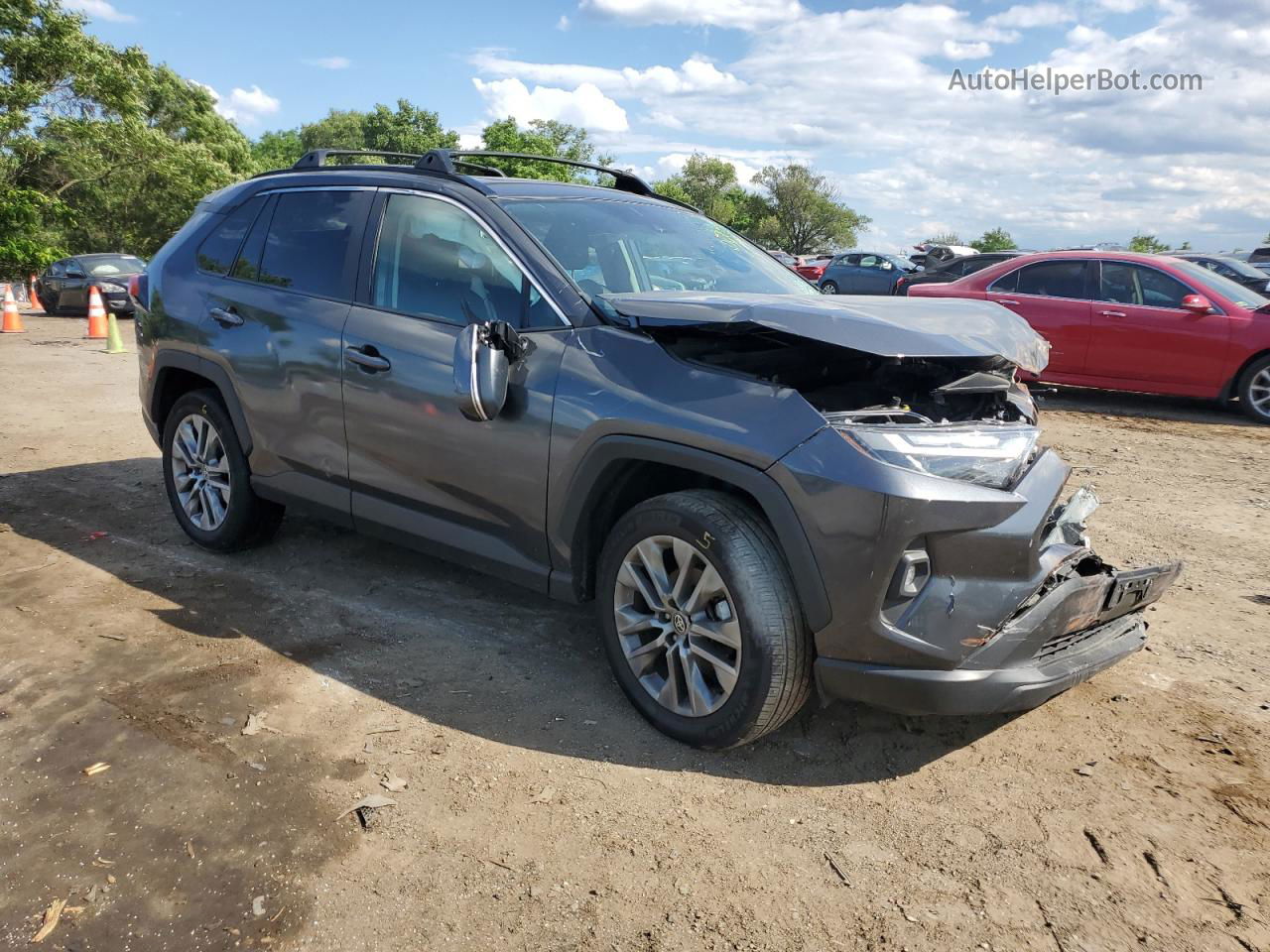 2021 Toyota Rav4 Xle Gray vin: 2T3R6RFV2MW011774