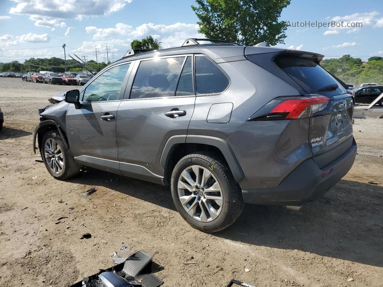 2021 Toyota Rav4 Xle Gray vin: 2T3R6RFV2MW011774