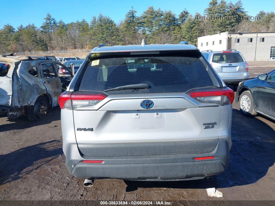 2021 Toyota Rav4 Xle Hybrid Silver vin: 2T3R6RFVXMW014938