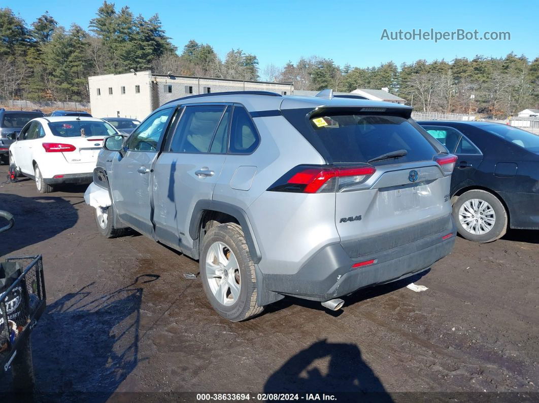 2021 Toyota Rav4 Xle Hybrid Silver vin: 2T3R6RFVXMW014938