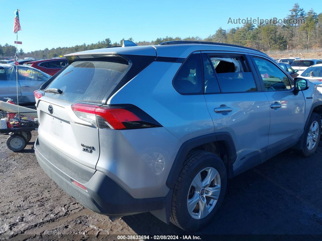 2021 Toyota Rav4 Xle Hybrid Silver vin: 2T3R6RFVXMW014938