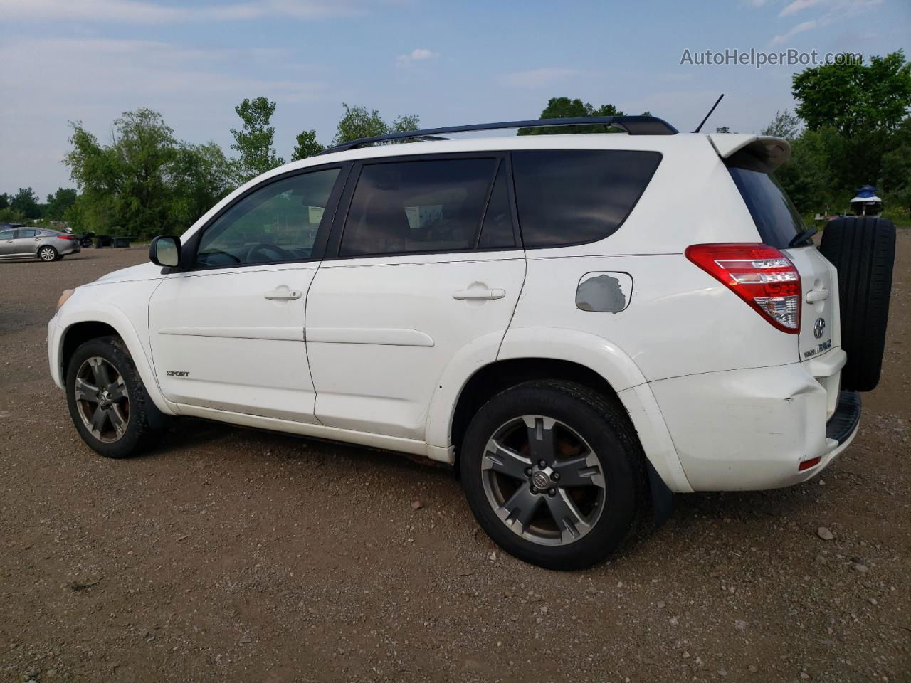 2010 Toyota Rav4 Sport White vin: 2T3RF4DV0AW030387