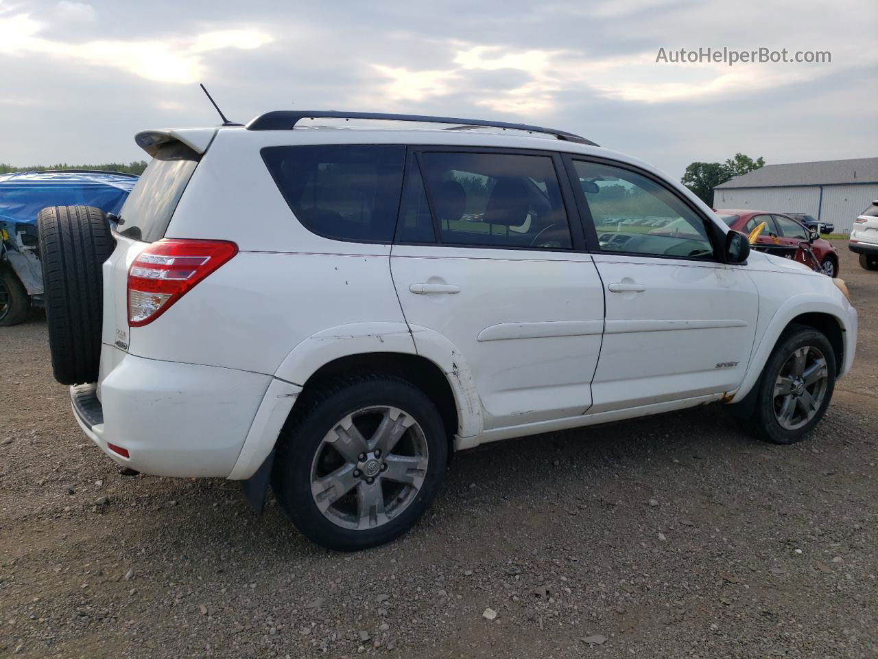 2010 Toyota Rav4 Sport White vin: 2T3RF4DV0AW030387