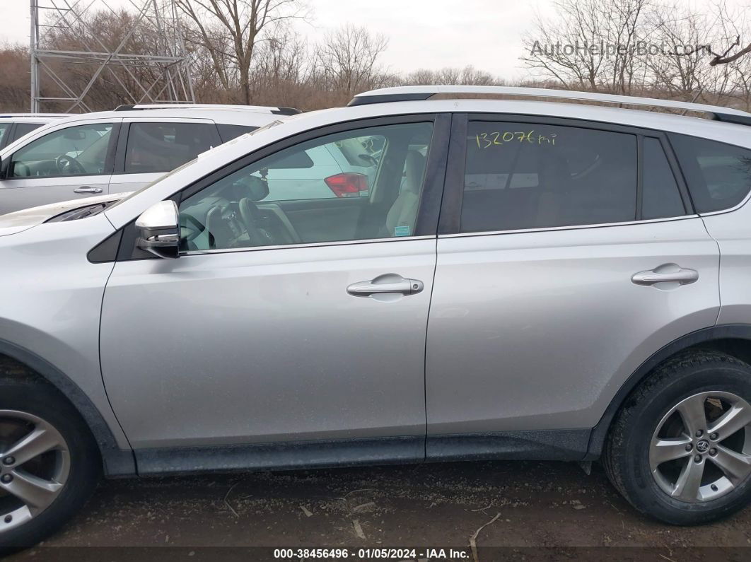 2015 Toyota Rav4 Xle Silver vin: 2T3RFREV1FW284919