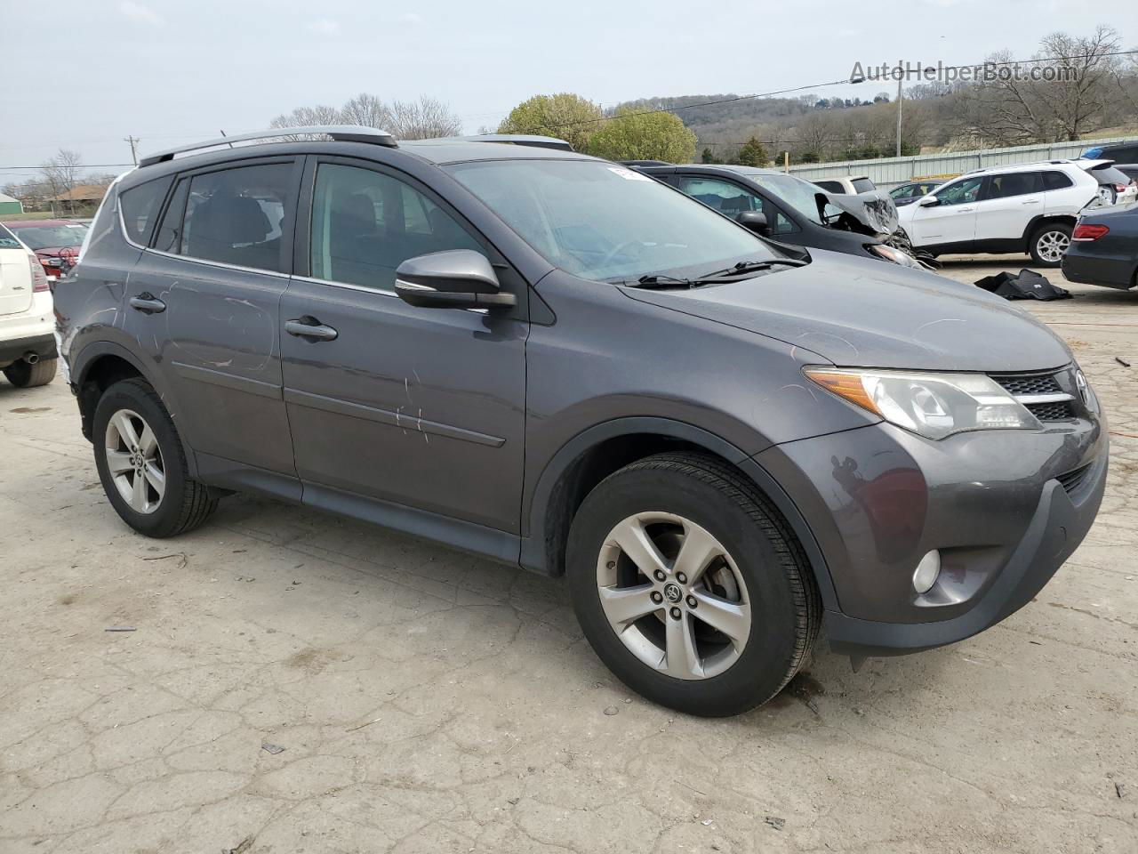 2015 Toyota Rav4 Xle Gray vin: 2T3RFREV1FW301105