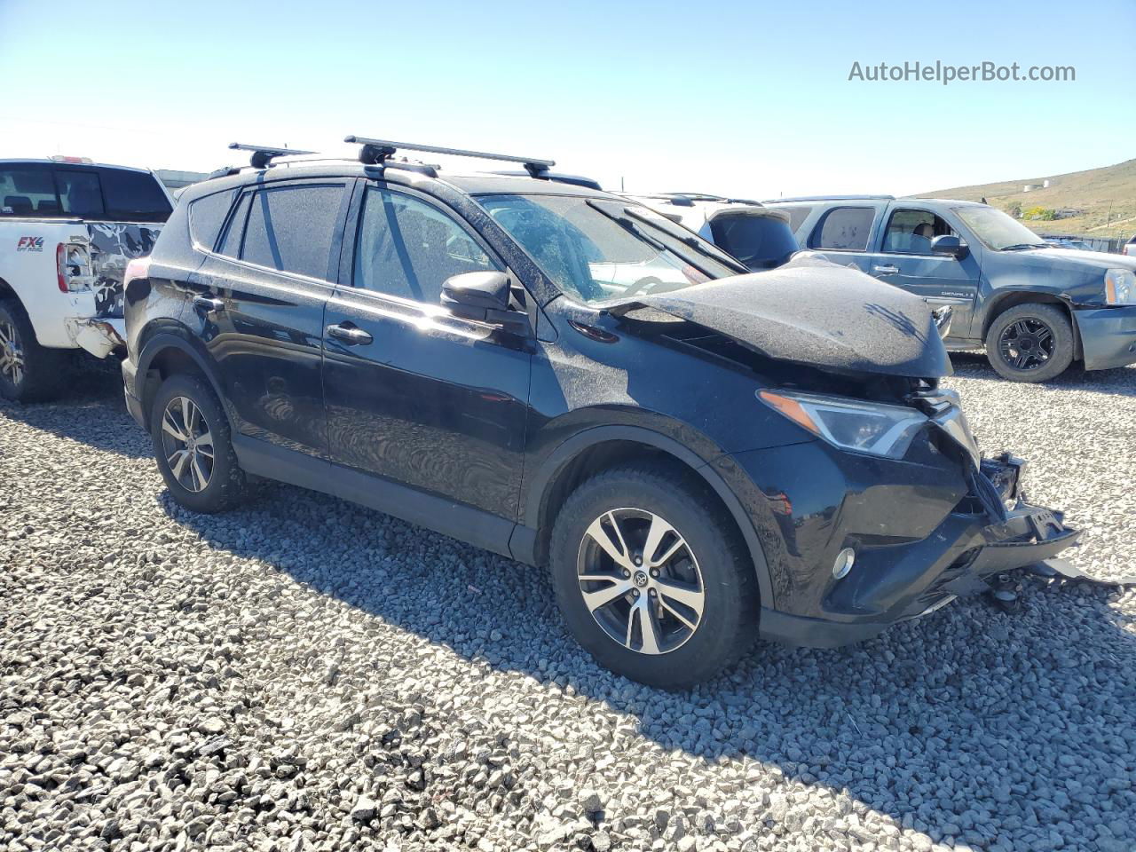 2016 Toyota Rav4 Xle Черный vin: 2T3RFREV1GW487729