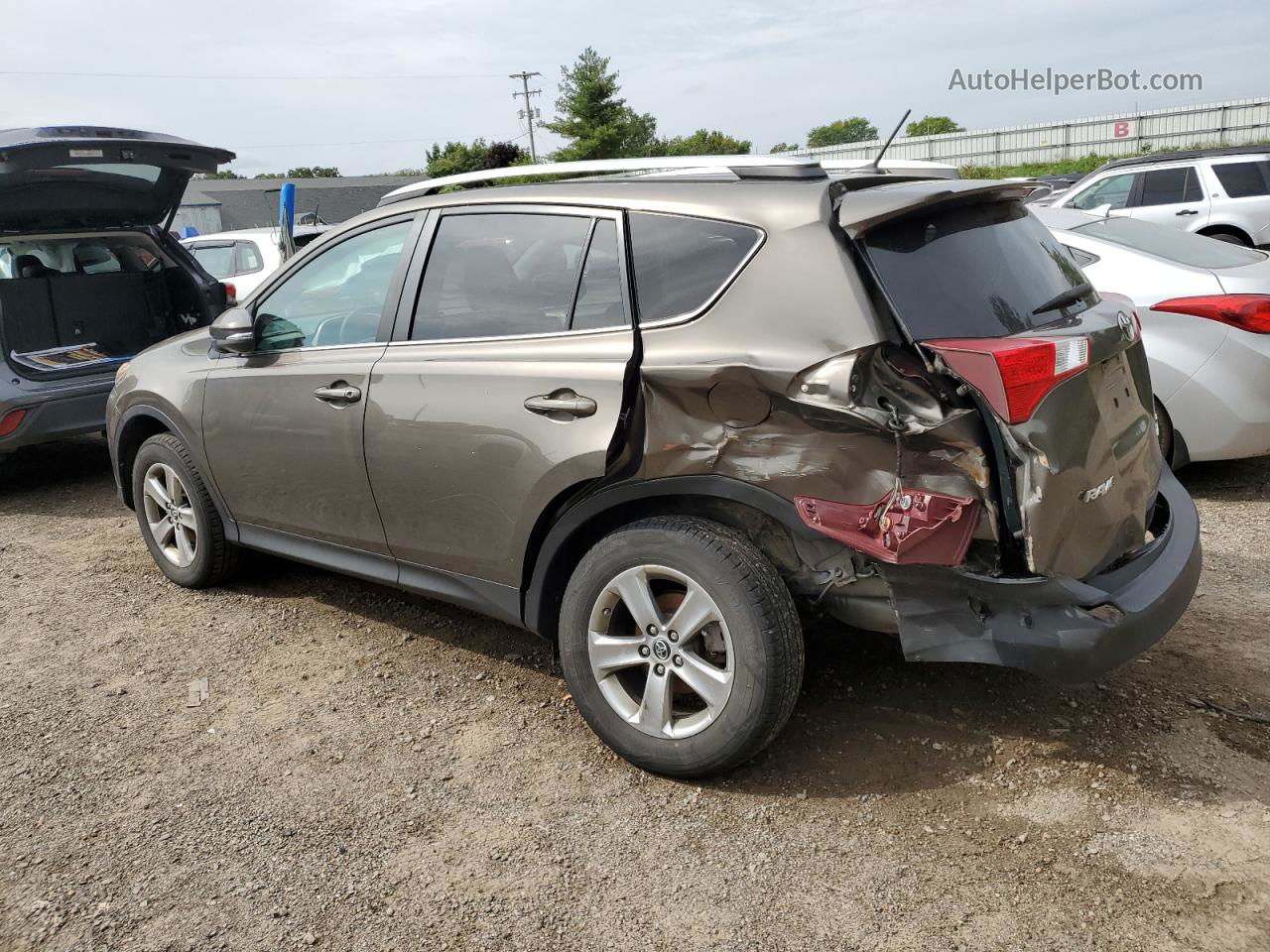 2015 Toyota Rav4 Xle Brown vin: 2T3RFREV2FW285187