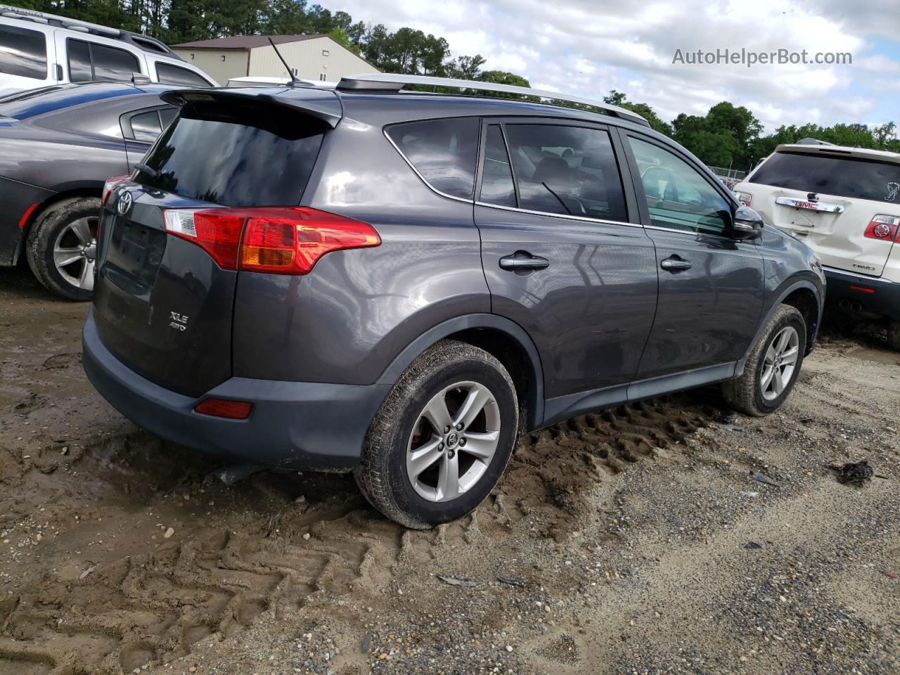 2015 Toyota Rav4 Xle Серый vin: 2T3RFREV2FW330628