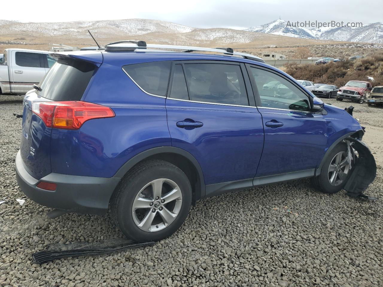 2015 Toyota Rav4 Xle Blue vin: 2T3RFREV2FW379943