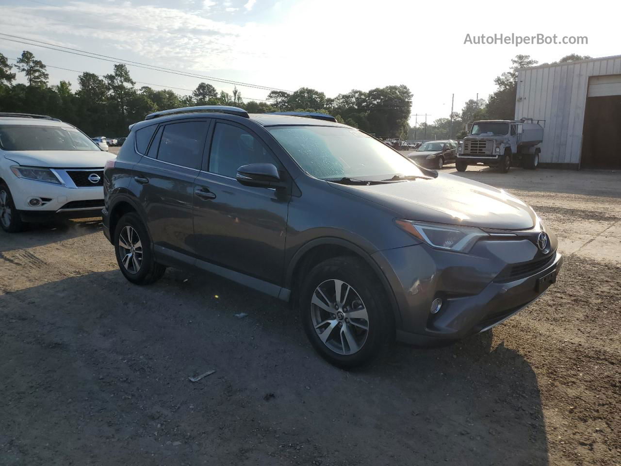 2016 Toyota Rav4 Xle Gray vin: 2T3RFREV2GW424820