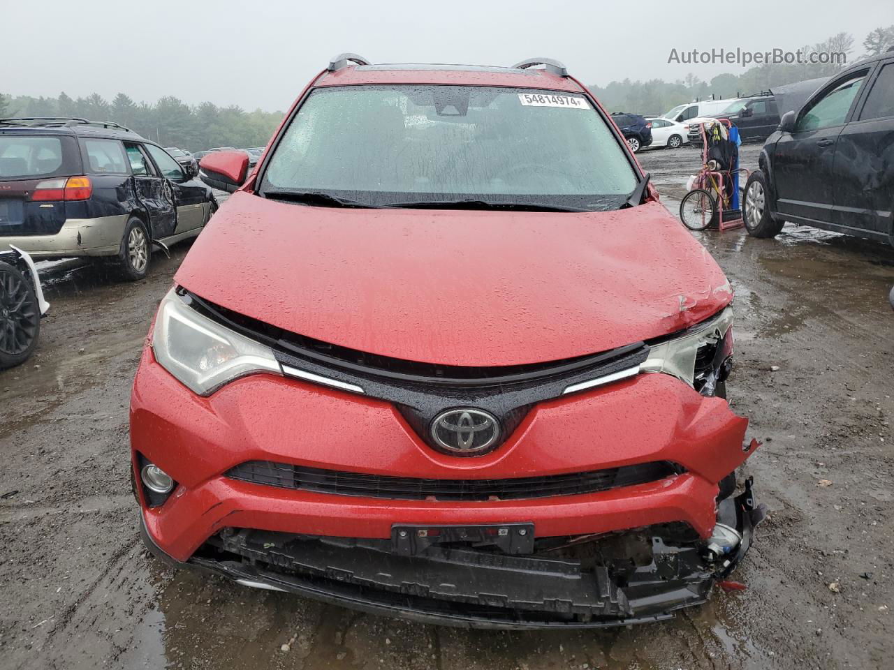 2017 Toyota Rav4 Xle Red vin: 2T3RFREV2HW550242