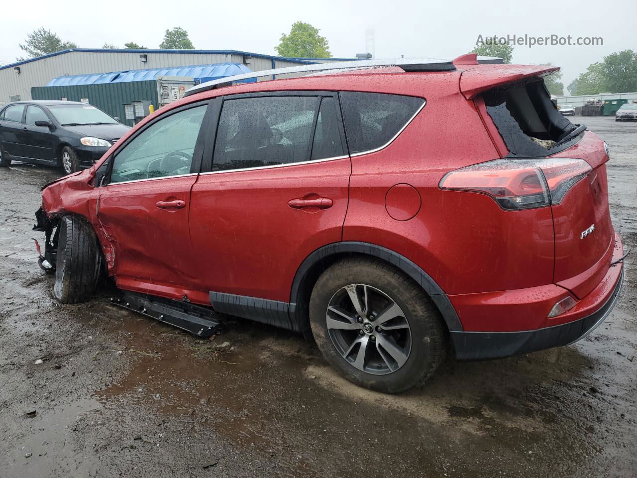 2017 Toyota Rav4 Xle Red vin: 2T3RFREV2HW550242