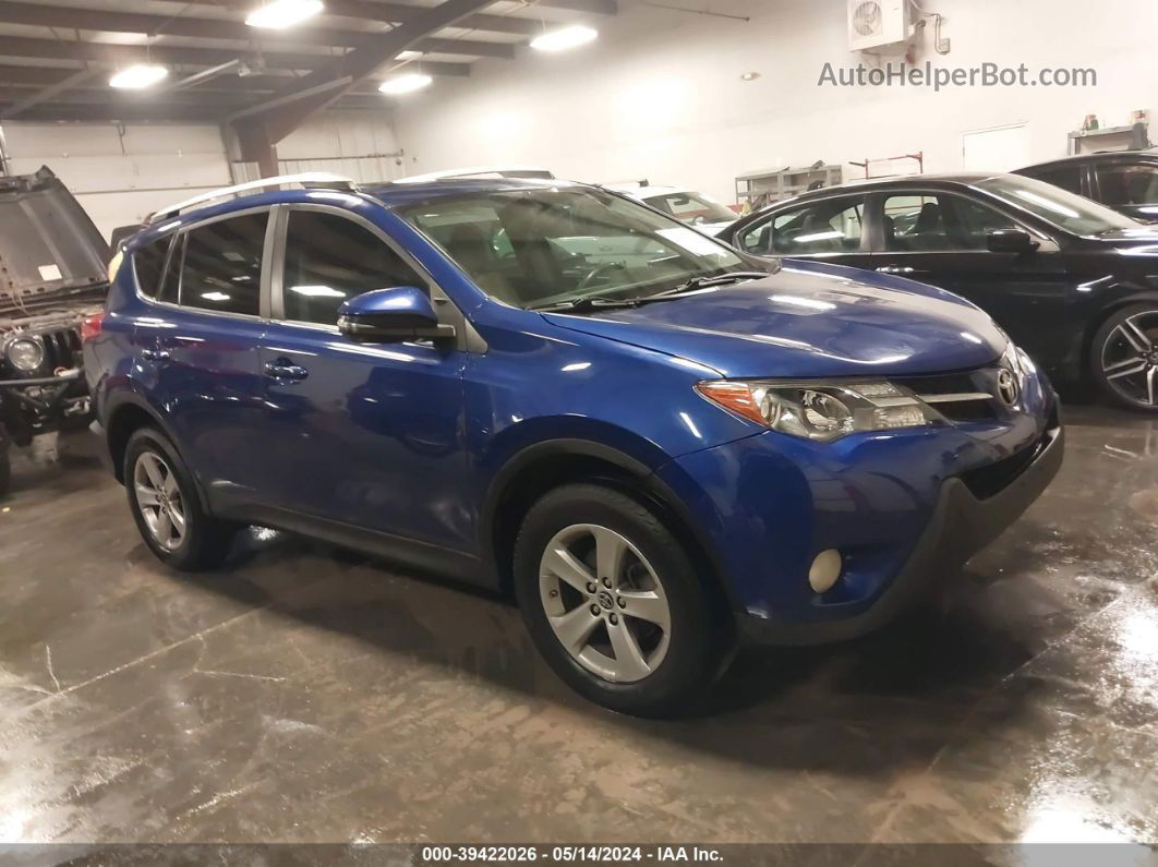 2015 Toyota Rav4 Xle Blue vin: 2T3RFREV3FW238573