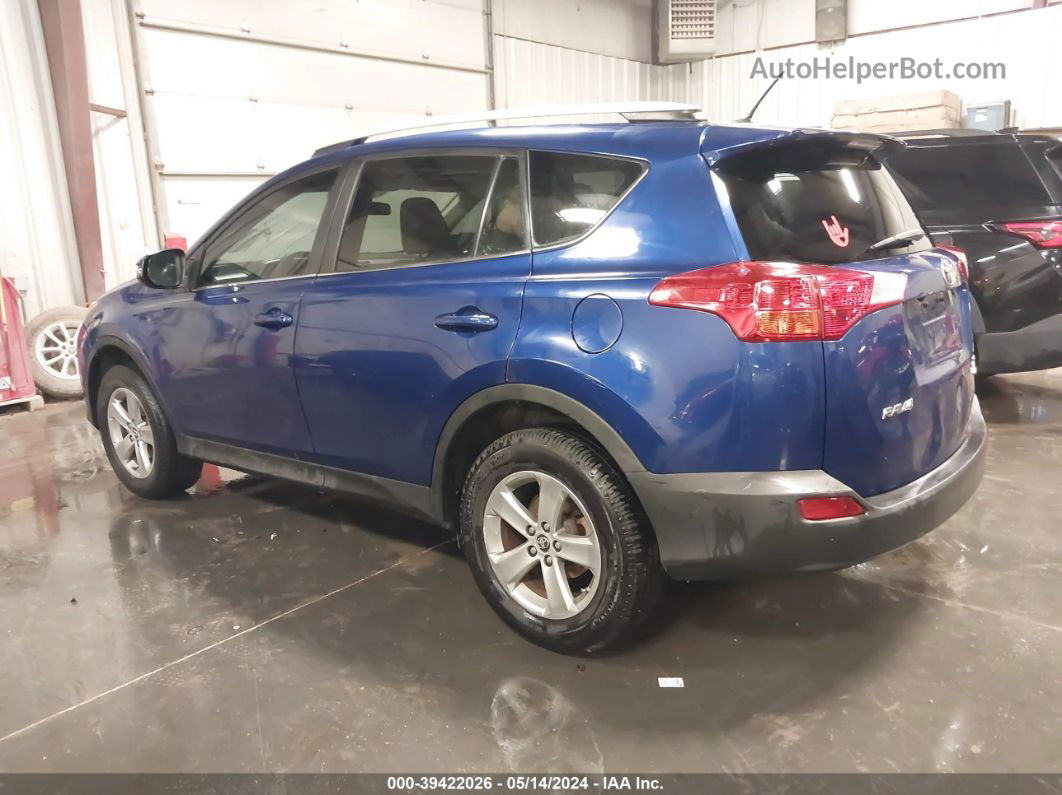 2015 Toyota Rav4 Xle Blue vin: 2T3RFREV3FW238573