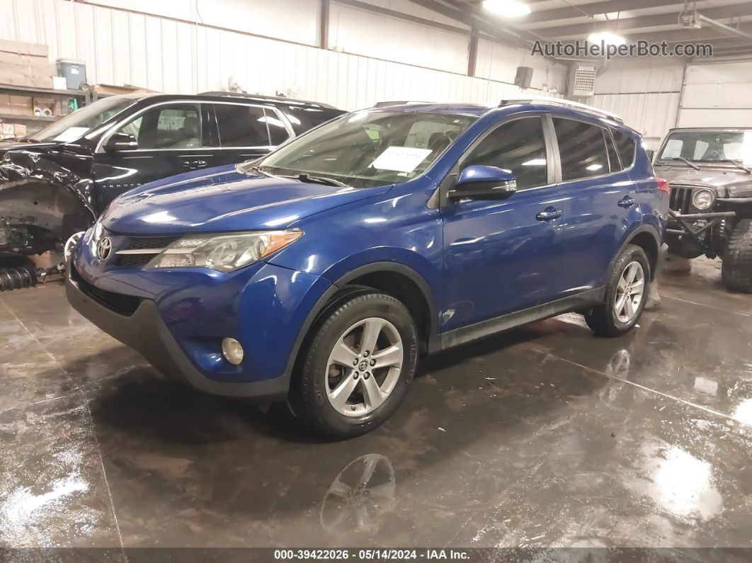 2015 Toyota Rav4 Xle Blue vin: 2T3RFREV3FW238573