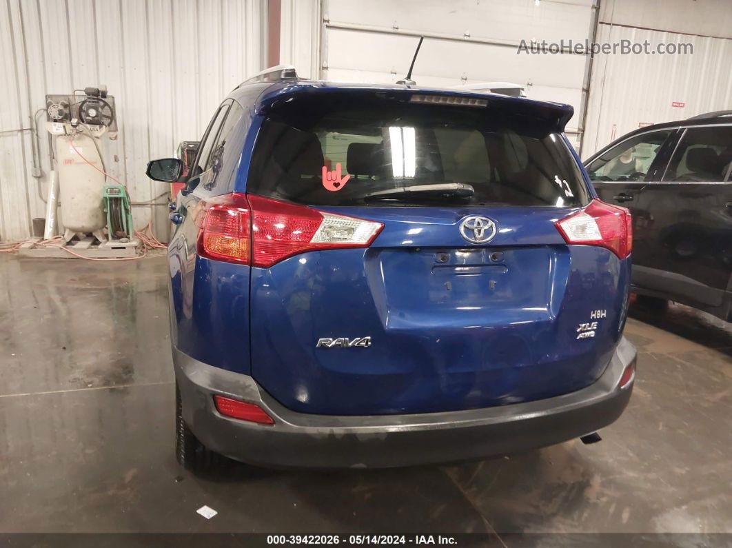 2015 Toyota Rav4 Xle Blue vin: 2T3RFREV3FW238573