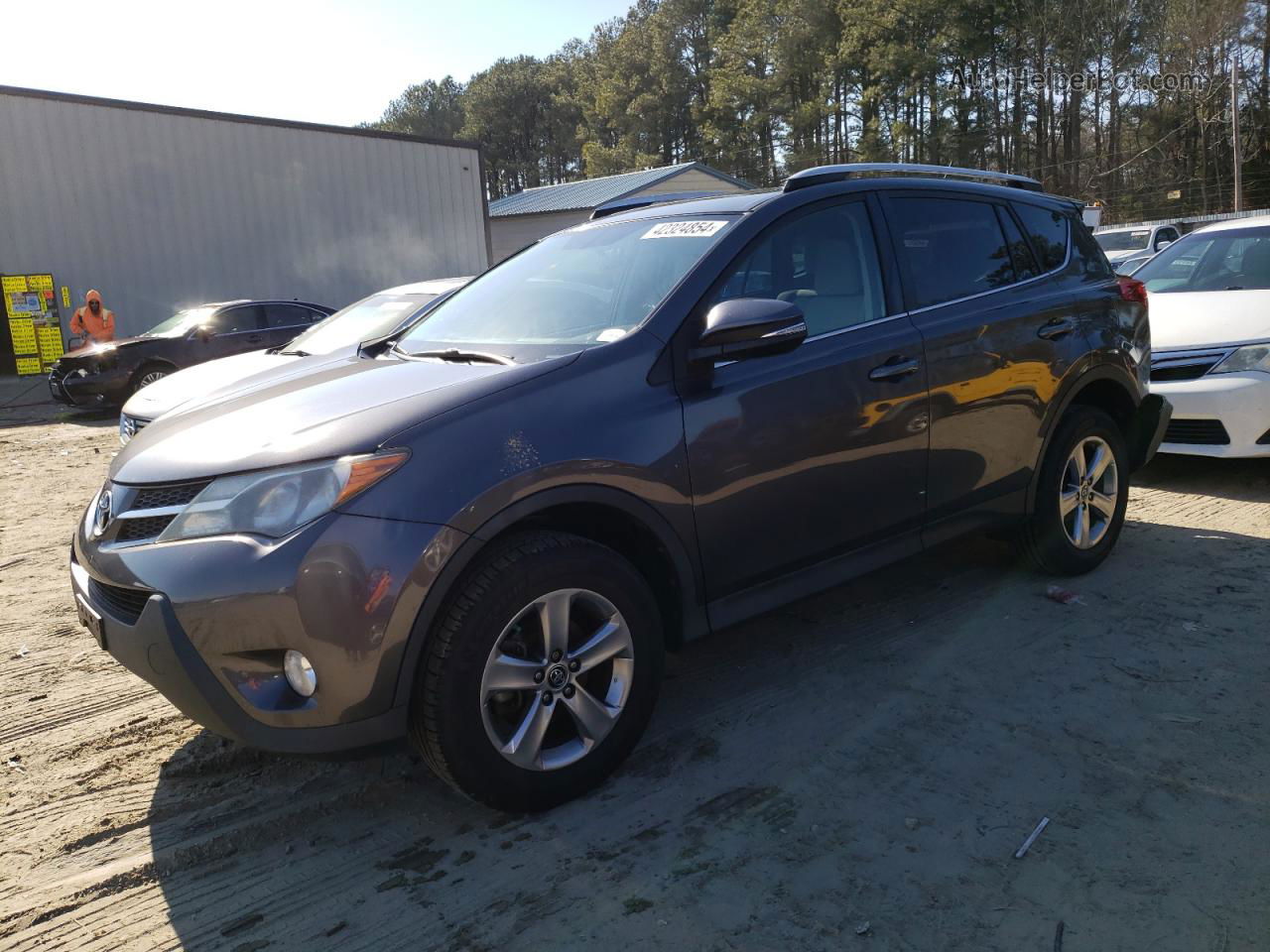 2015 Toyota Rav4 Xle Gray vin: 2T3RFREV3FW265370