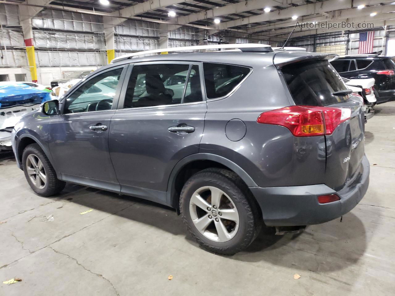 2015 Toyota Rav4 Xle Gray vin: 2T3RFREV3FW376839