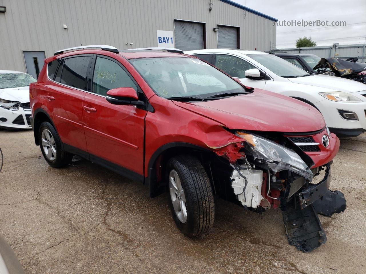 2015 Toyota Rav4 Xle Red vin: 2T3RFREV3FW407989