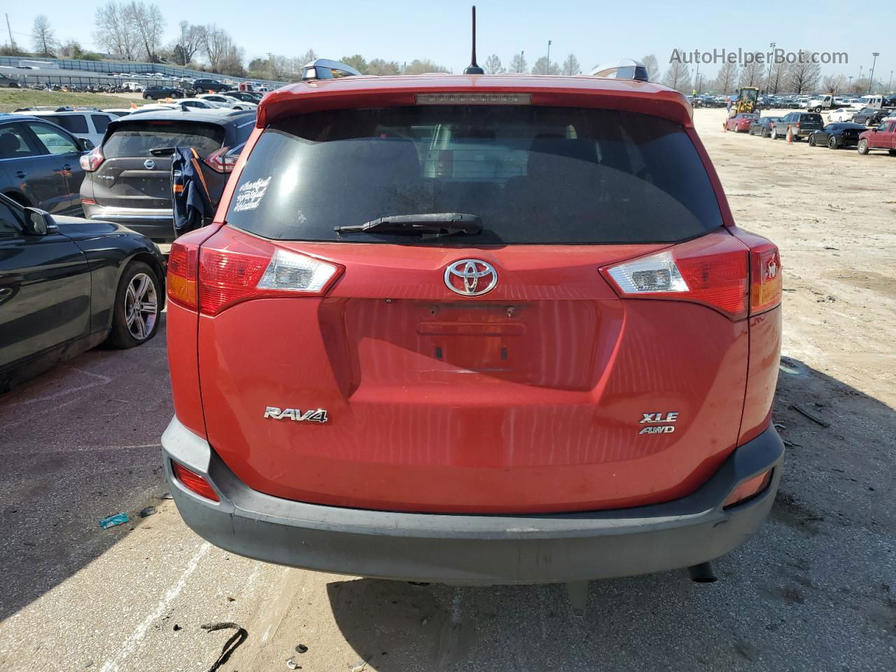 2015 Toyota Rav4 Xle Red vin: 2T3RFREV4FW293243