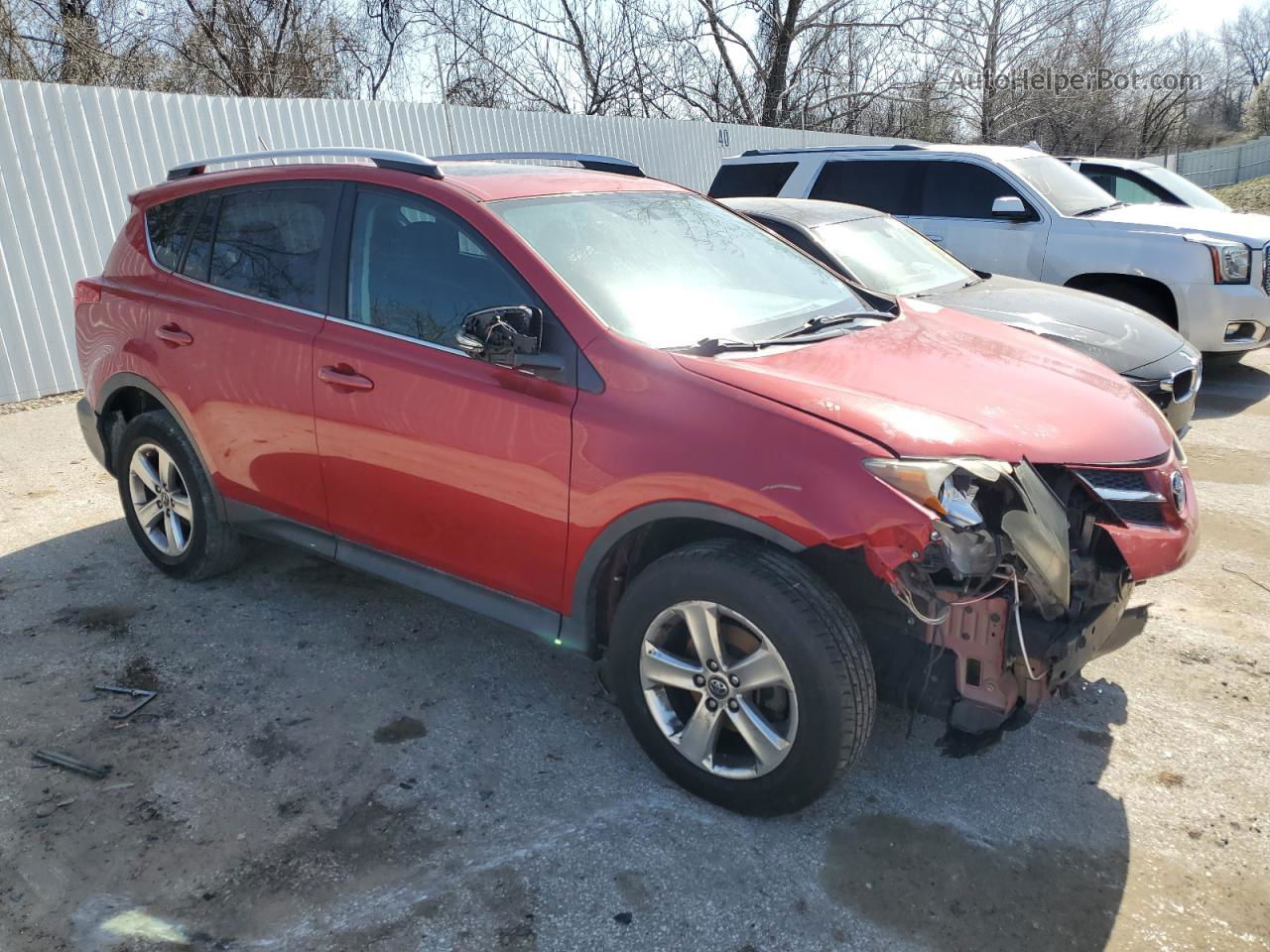 2015 Toyota Rav4 Xle Red vin: 2T3RFREV4FW293243