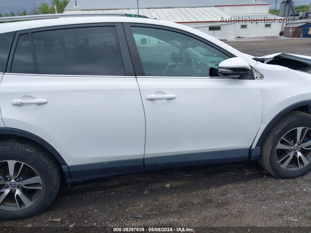 2017 Toyota Rav4 Xle White vin: 2T3RFREV4HW616306